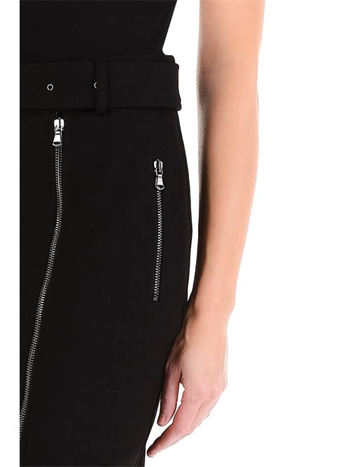 Black skirt with zip and Liu Jo belt Liu Jo | WF1235J1655.22222